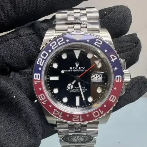 Rolex GMT Master II Black Dial Pepsi Super Clone 16710 V2